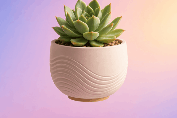 Verdant Potted Succulent